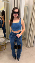 Cropped Jeans