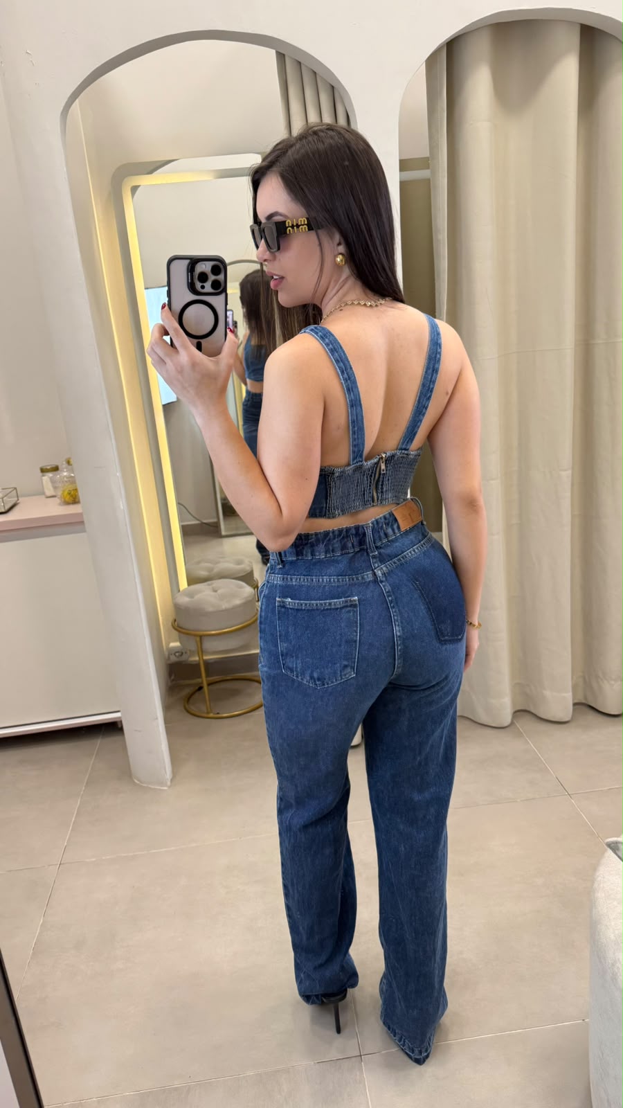 Cropped Jeans